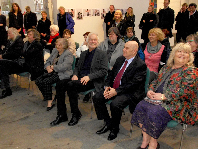 Ekke Neumann, Zvonko Plečaš und Jutta Laurinat _Eröffnung _space + place _ 19_3_16 _ Flottmannhallen Herne _ Foto_Klegin_lowrez