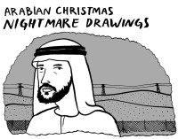 arabian christmas drawings1